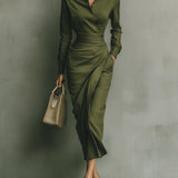 Vestido Elegante Envolvente Narelle