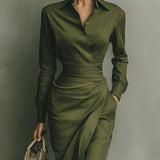 Vestido Elegante Envolvente Narelle