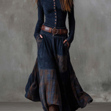 Vestido con Cinturón Azucena
