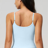 Nexus - Conjunto de Top de Tirantes y Pantalones Cortos de Pierna Ancha para Mujer