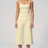 Nexus - Conjunto de Top de Tirantes y Pantalones Cortos de Pierna Ancha para Mujer