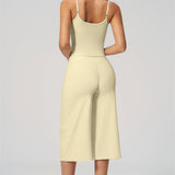 Nexus - Conjunto de Top de Tirantes y Pantalones Cortos de Pierna Ancha para Mujer