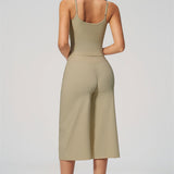 Nexus - Conjunto de Top de Tirantes y Pantalones Cortos de Pierna Ancha para Mujer