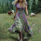 Vestido Floral Fluido Celestine