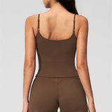 Nexus - Conjunto de Top de Tirantes y Pantalones Cortos de Pierna Ancha para Mujer