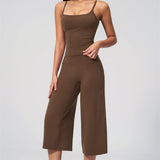 Nexus - Conjunto de Top de Tirantes y Pantalones Cortos de Pierna Ancha para Mujer