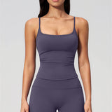 Nexus - Conjunto de Top de Tirantes y Pantalones Cortos de Pierna Ancha para Mujer