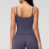 Nexus - Conjunto de Top de Tirantes y Pantalones Cortos de Pierna Ancha para Mujer