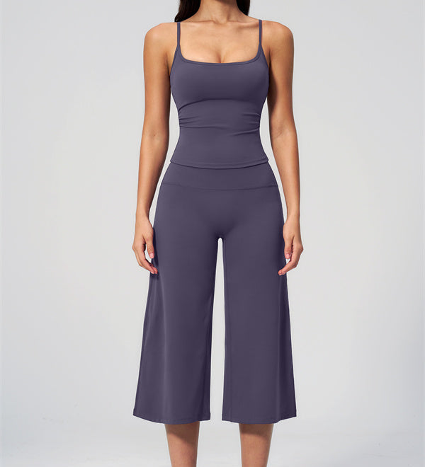 Conjunto de Top de Tirantes y Pantalones Cortos de Pierna Ancha Nexus