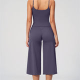 Nexus - Conjunto de Top de Tirantes y Pantalones Cortos de Pierna Ancha para Mujer