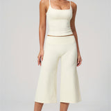 Nexus - Conjunto de Top de Tirantes y Pantalones Cortos de Pierna Ancha para Mujer
