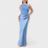 Vestido Elegante de Un Solo Hombro Amarílis