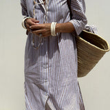 Vestido Camisero Rayas Sophia