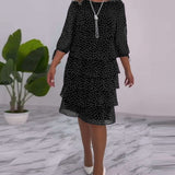 Vestido de Mujer Elegante con Lunares Auterelle