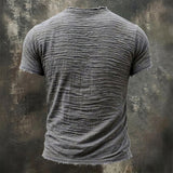 Camiseta Vintage de Cuello en V Jairo para Hombre