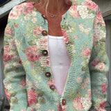 Cárdigan Elegante Merryn con Estampado Floral
