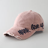 Gorra Desgastada Nunca Te Rindas