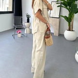 Belen™ Conjunto Casual de Dos Piezas con Cordón Elegante