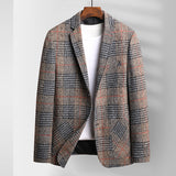 Blazer de Pana Real en Patrón Herringbone