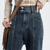 Jeans de Cintura Alta Double-Take