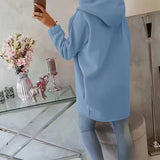 Sudadera con Cremallera Asimétrica