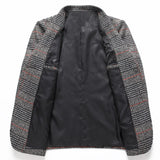 Blazer de Pana Real en Patrón Herringbone