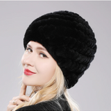 Gorro de Piel de Peluche Mirabelle
