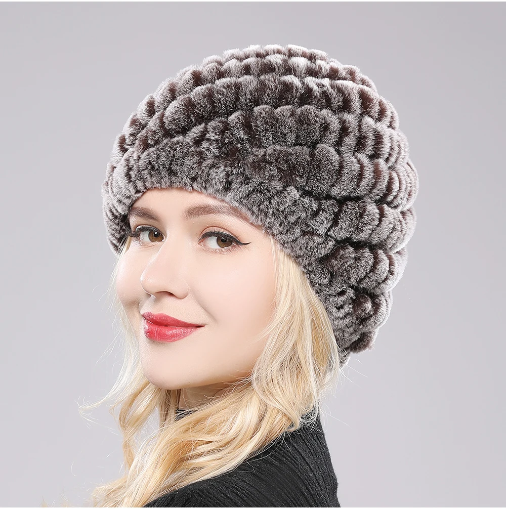 Gorro de Piel de Peluche Mirabelle