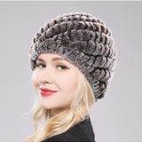 Gorro de Piel de Peluche Mirabelle