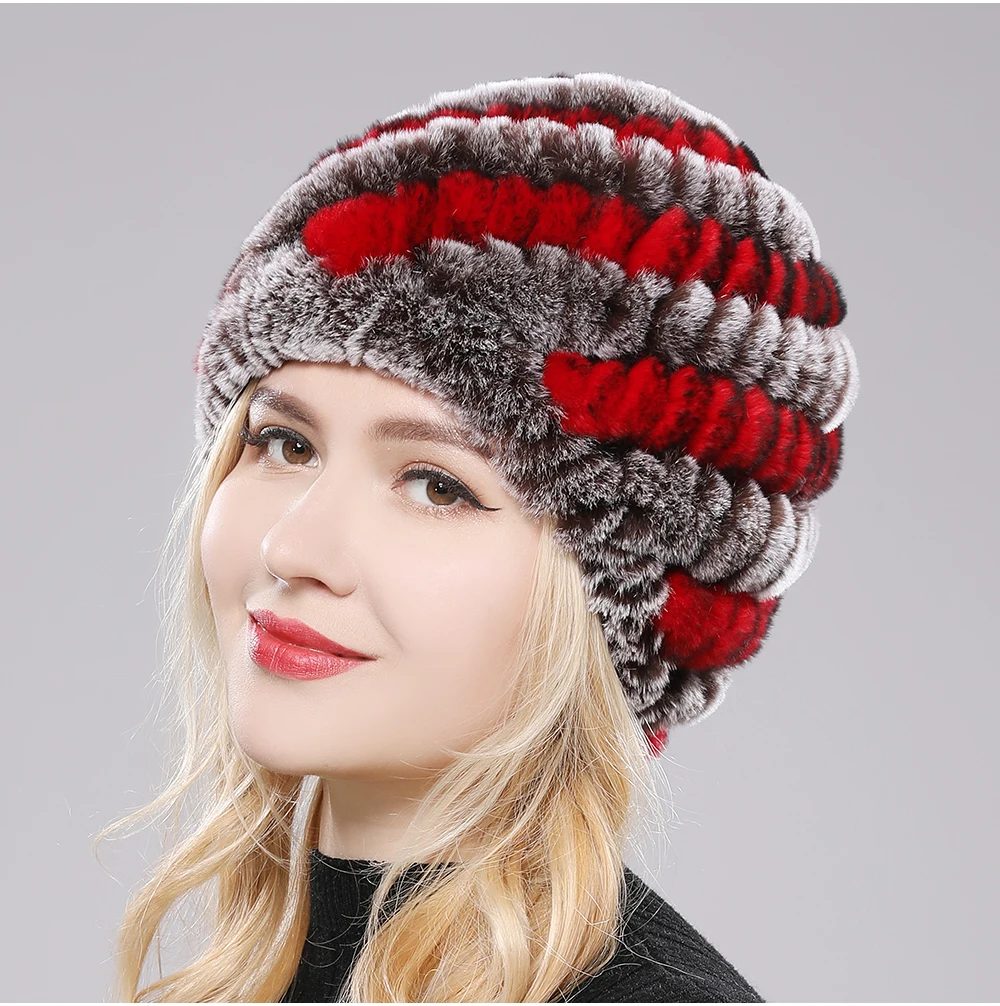 Gorro de Piel de Peluche Mirabelle