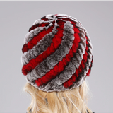 Gorro de Piel de Peluche Mirabelle