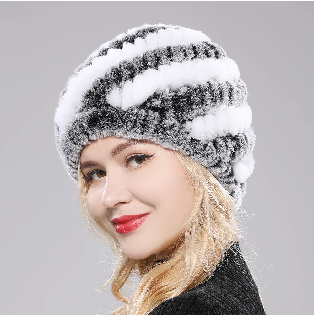 Gorro de Piel de Peluche Mirabelle