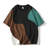 Camiseta de Panel Cruzado