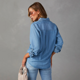 Camisa de Mezclilla Muse con Botones
