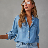 Camisa de Mezclilla Muse con Botones