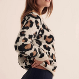 Cardigan de Punto Leopardo Rebelde