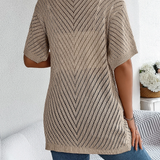 Cárdigan de Punto Chevron Breeze