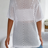 Cárdigan de Punto Chevron Breeze