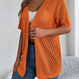 Cárdigan de Punto Chevron Breeze