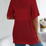 Cárdigan de Punto Chevron Breeze