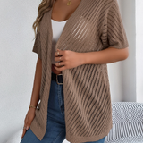 Cárdigan de Punto Chevron Breeze