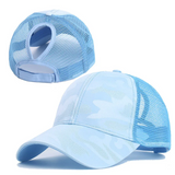 Gorra Alta de Pony Camuflaje