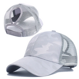 Gorra Alta de Pony Camuflaje