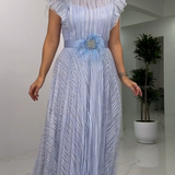 Vestido Elegante de Chiffón Aveline