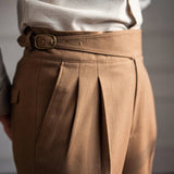 Pantalones Ajustados de Cuadros Hewis