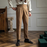 Pantalones Ajustados de Cuadros Hewis