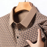 Camisa Polo de Seda Fría Premium Ridge