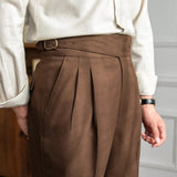 Pantalones Ajustados de Cuadros Hewis