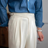 Pantalones Ajustados de Cuadros Hewis