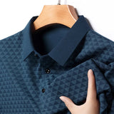 Camisa Polo de Seda Fría Premium Ridge